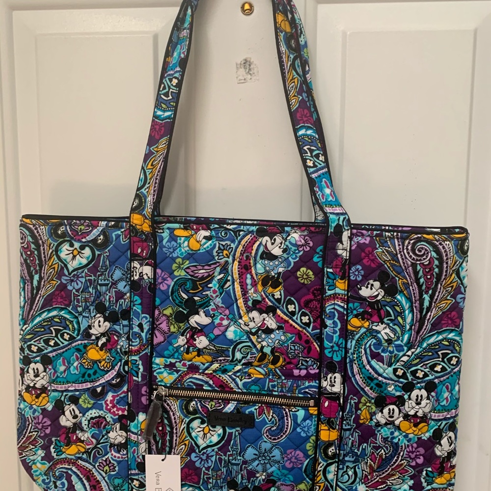 Vera Bradley Mickey Minnie Mouse  Tote Bag Bra